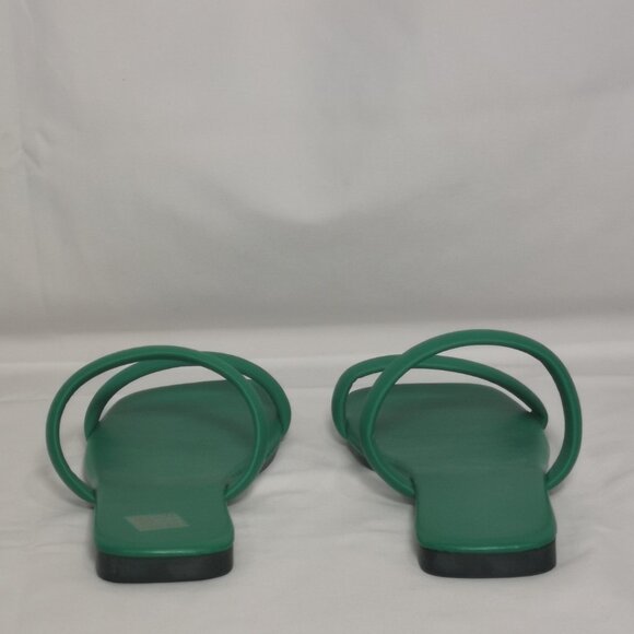 🦋 3/$20 Green Open Toe Slide Sandals Size 38 NWOT #29 - Picture 7 of 8